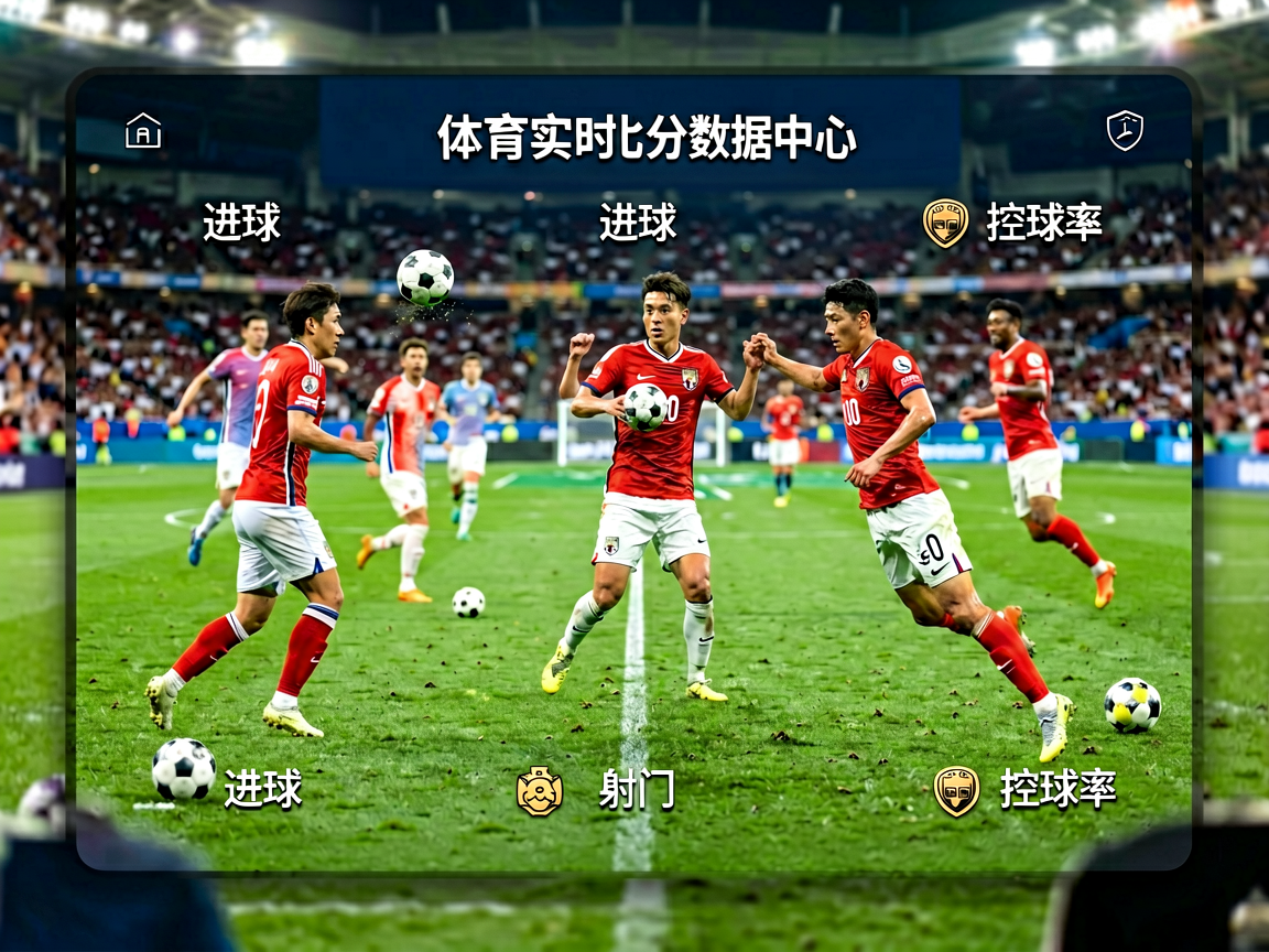 6686体育实时比分数据中心，展示足球比赛进球、射门、控球率等核心数据